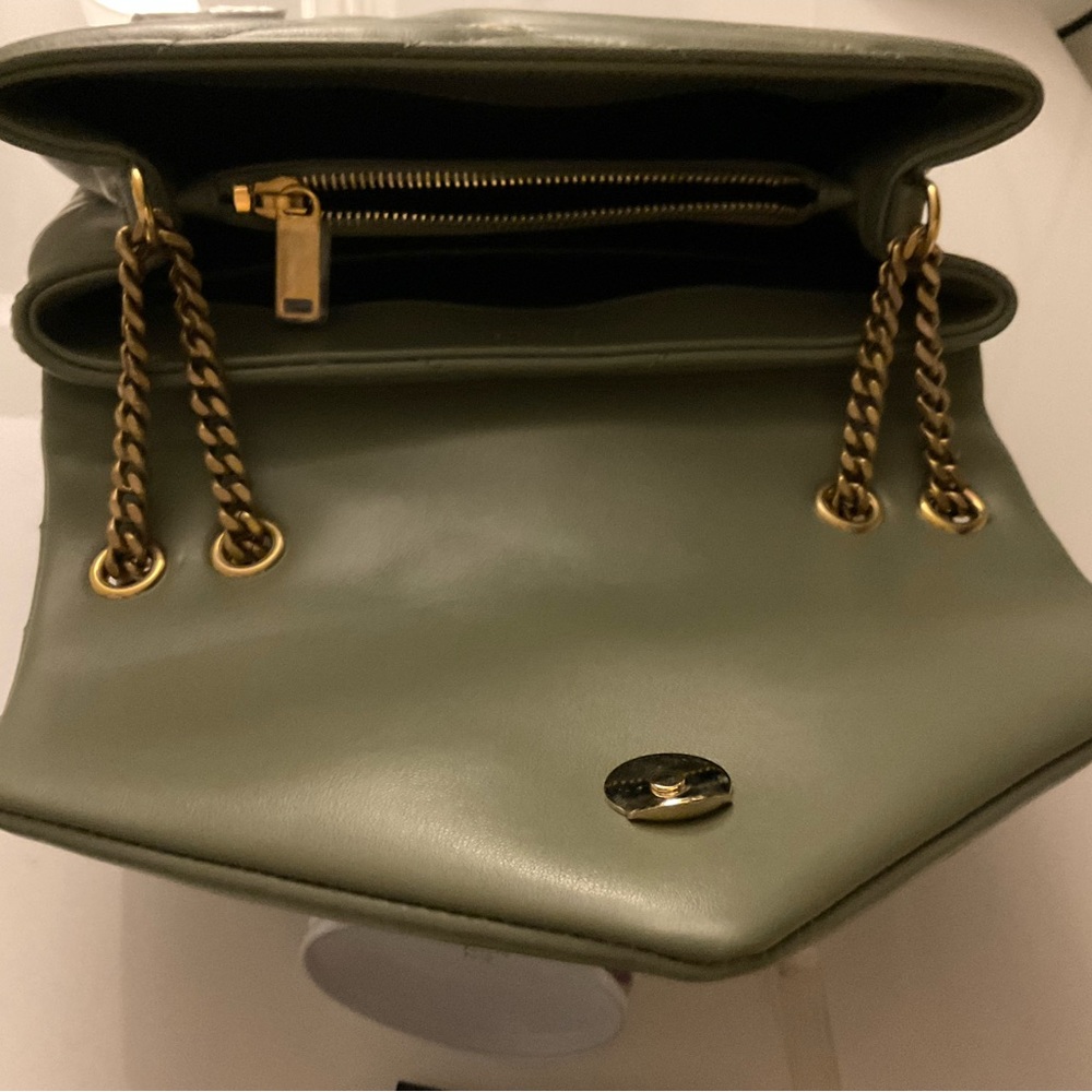 Brand New SS23 Yves Saint Laurent LouLou bag (small). In newest color Sage Green - Picture 8 of 10